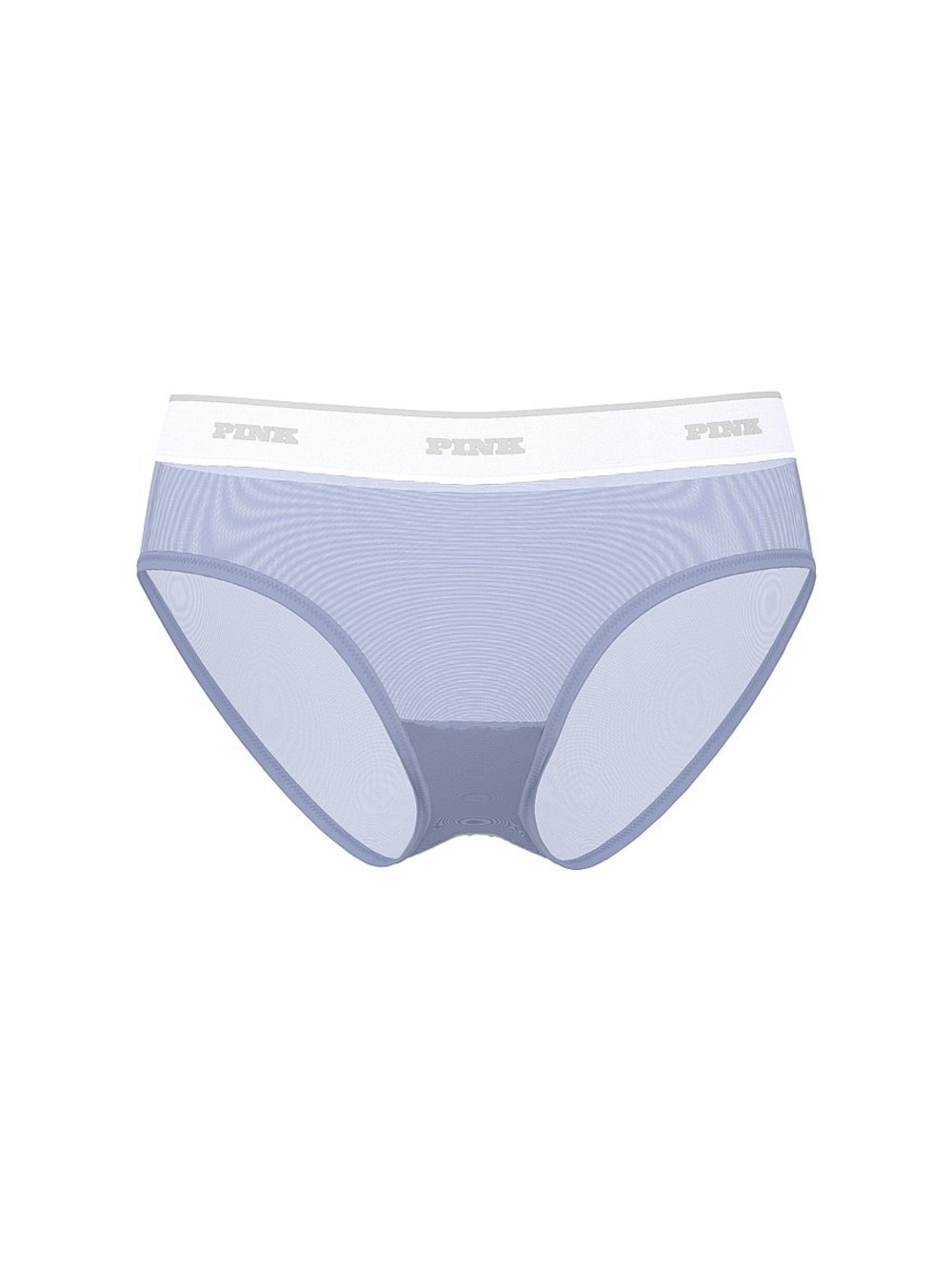 Victoria's Secret PINK logo mesh Hiphugger panty in a dusty iris color. XXL -NWT